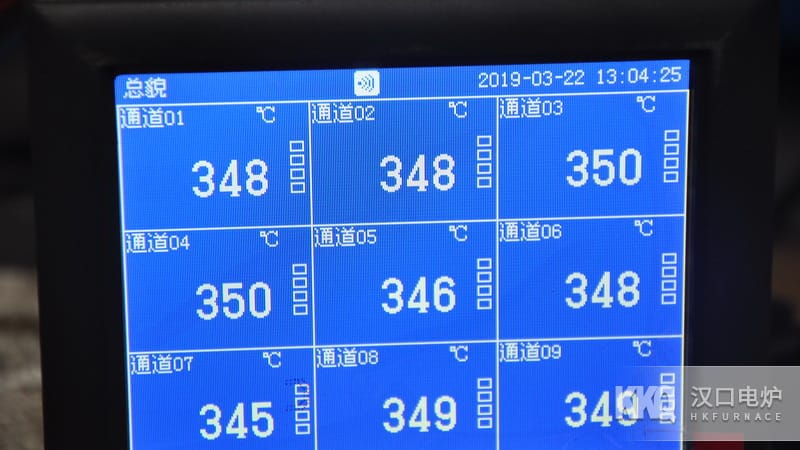 105KW高均溫井式回火爐驗收檢測
